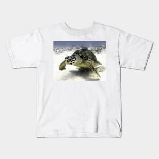 Caribbean Sea Turtle Kids T-Shirt